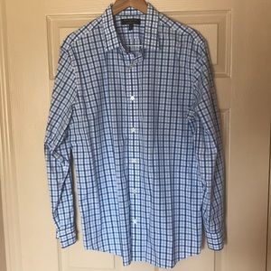 Blue/Navy Plaid XL Slim Fit Banana Republic Shirt